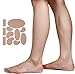 165 Pieces Moleskin for feet blisters Moleskin Tape Anti-wear Heels Stickers Blister Prevention Pads for Shoes Hiking 11 Shapes 15sets