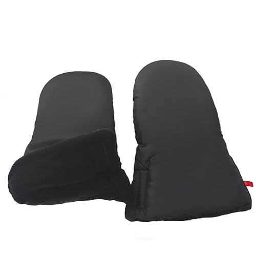 Miniatura 8 de Orejeras de mano gruesas y cálidas, impermeables, anticongelante, calentador de manos, universal para cochecito, cochecito, cochecito, para padres y