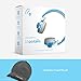 LilGadgets Bluetooth Headphones - Ages 4+ - On-Ear, Blue - Volume-Limited Kids Headphones for School with SharePort Tech & Mic - SoftTouch Padding, 12 Hr Playtime