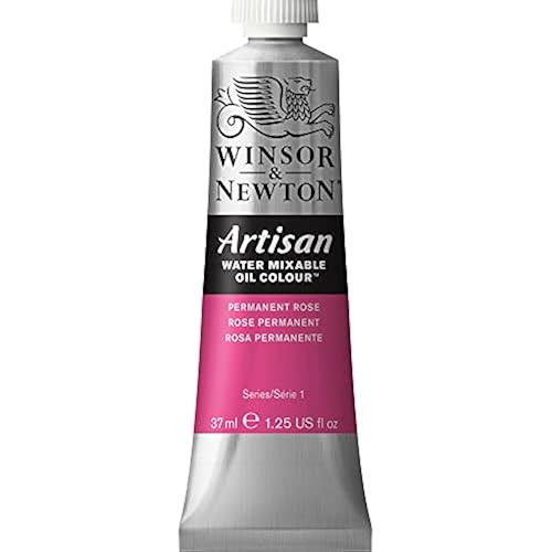Winsor & Newton Artisan Water Mixable Oil Paint, 37ml, Permanent Rose