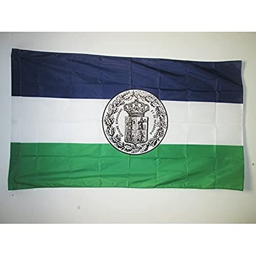 AZ FLAG, Kingdom of Araucanía and Patagonia with arms Flag, 2x3 Ft, New France Banner with Sleeve, 100% Polyester