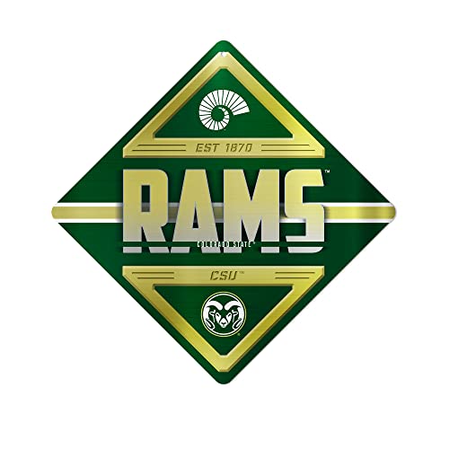 NCAA Colorado State Rams Metal Sign 16.5" x 16.5" Home Décor - Bedroom - Office - Man Cave