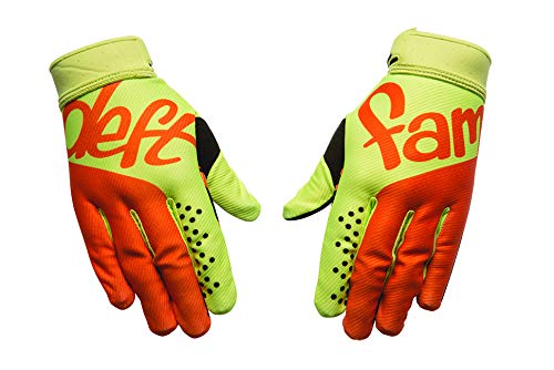 DEFT FAMILY Catalyst Aura Moto Glove, Superior fit with Fabric, Soft Strap Airprene Closure Design
