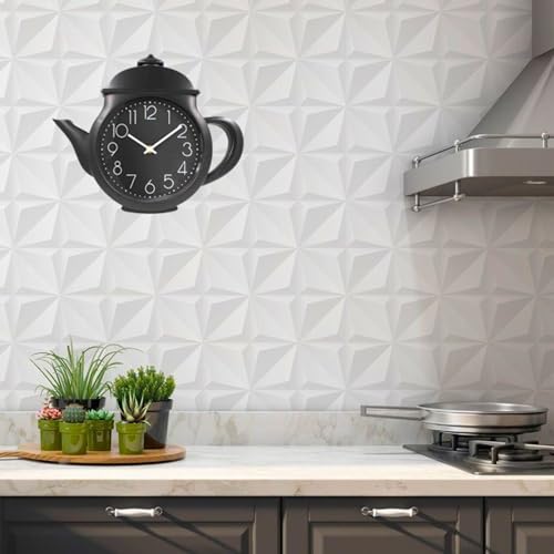 Relógio de Parede Decorativo Decoração Cozinha Cafeteria Café Chaleira Bulê