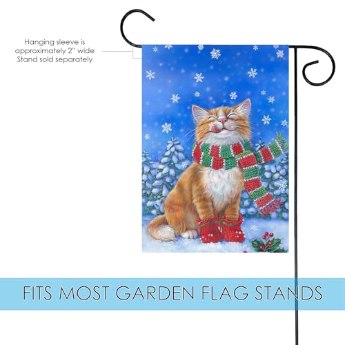 Drapeau de jardin Toland Home Garden bleu petit format tissu extérieur - 4
