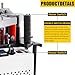 VEVIVOOVY Edge Bander, Portable Automatic Tape Breaking Woodworking Edge Banding Machine Wood PVC Double Side Gluing Adjustable speed Edge Bander 10-60mm Width for Straight & Arc Edges (110V,5m/min)