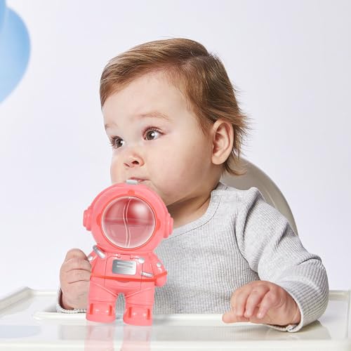 Water Dispenser Toy Kids - Astronaut Style Water Cooler Bottle Toy Set | 250ml Mini Drink Dispenser Strap Cup, Interactive Educational Hydration Machine for Kids Bedroom Desk School Use - Image 2