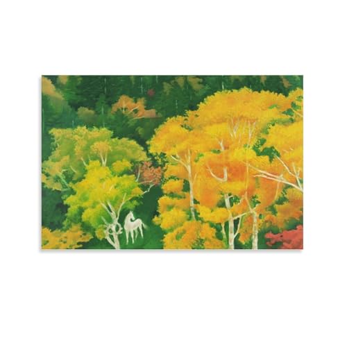 ���R�@�΁u�X�����v ���i��|�X�^�[ �G��̍�i �N�[�� �ǃA�[�g �L�����o�X �p�l�� �I�t�B�X���� �Ԃ牺���� �ŉ� �M�t�g20x30inch(50x75cm)