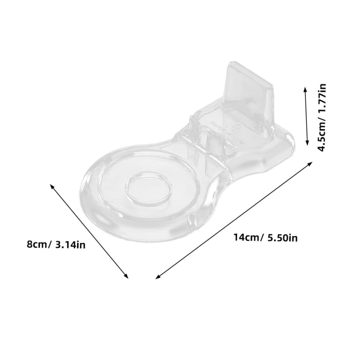 BESTYASH Acrylic Plate Display Stand Dish Holder for Photos Artwork Collector Plates Easy to Clean for Home Office Weddings More