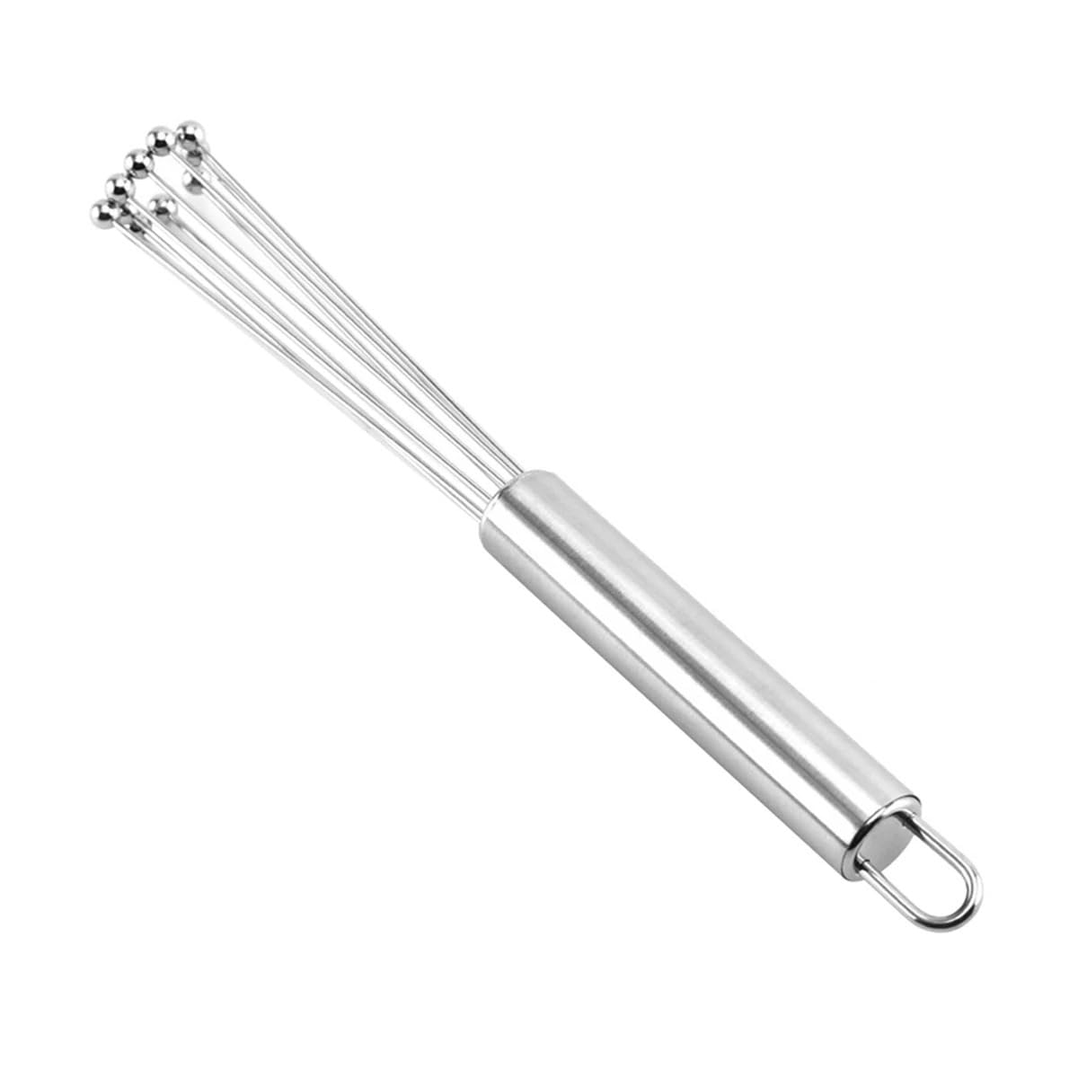 frusta da cucina Set di miscelazione a sfere in acciaio inossidabile, miscelatore manuale frusta(12inch)