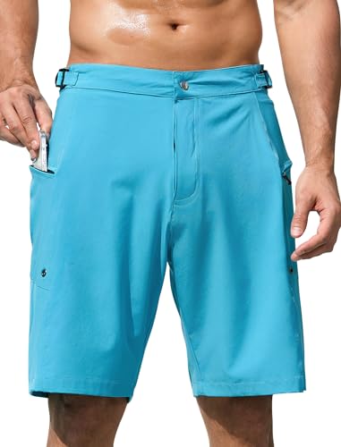 SILKWORLD Mens Swim Trunks Quick Dry 9