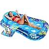 Subtail Lilo Pool Inflatables – Inflatable Pool Floats – Pool Inflatable With Detachable Cupholder – Large Pool Inflatables For Kids And Adults – Inflatable Tanning Pool – Sunbathing Pool（180*120Cm）