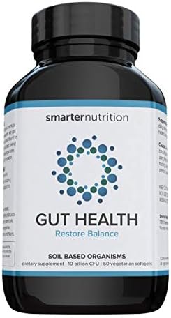 Smarter Gut Health Probiotics - Superior Digestive & Immune Support from 100% Soil-Based Probiotic - Includes Premium Prebiotic Preticx to Help Keep Good Bacteria Healthy & Growing (30 Servings)