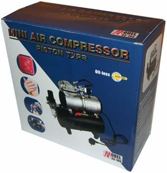 ORIGINAL FENGDA AS-189 Airbrush Compressor product box