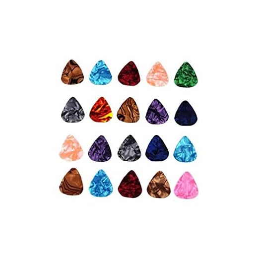 20st Professional Plektrum Ersättnings Plastic Finger Tumme val i Bass Guitar Banjos Ukulele Random Color Classic Guitar/Musikinstrument materiel Delar