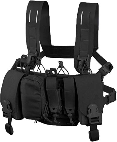 Direct Action Thunderbolt Chest Rig negro de Cordura para entrenamiento 1