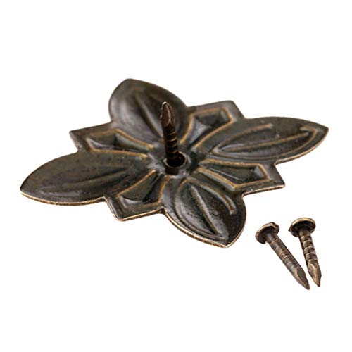 Clavos decorativos de interior de bronce 30x27mm 50 piezas VhoMes miniatura 4