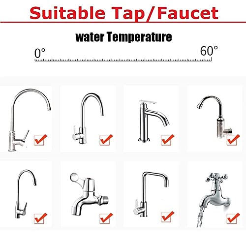 Image of Woffely 1 Pc's 360 Degree Rotating Water Faucet Aerator Splash-Proof Filter /Anti-Splash Expandable Head Nozzle /Bathroom Tap Adjustable Sprinkler /tap Shower /Water Saving Device Faucet[Multicolor]