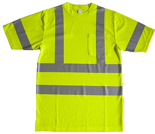 Xtreme Visibility ST1035 Flex Class 3 Short Sleeve T-Shirt, Yellow, 3X-Large