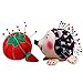 2PZ Portaspilli a Forma di Riccio e Pomodoro, Simpatico Puntaspilli da Cucito con Morbido Tessuto in Cotone Cuscino a Spillo Supporto per Stoffa Trapuntata Patchwork Artigianato e Cucito Artistico