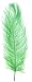 Shekyeon Dark Green 10-12inch 25-30cm Ostrich Feather Home Decoration DIY Craft Pack of 10