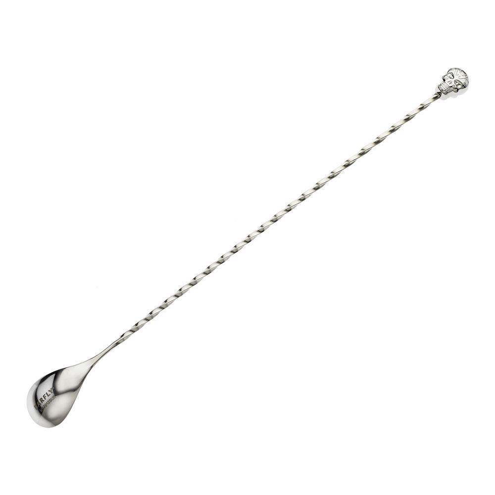 Barfly Bar Spoon Cocktail Stirrer 33 cm Sugar Skull End Stainless Steel - Image 4