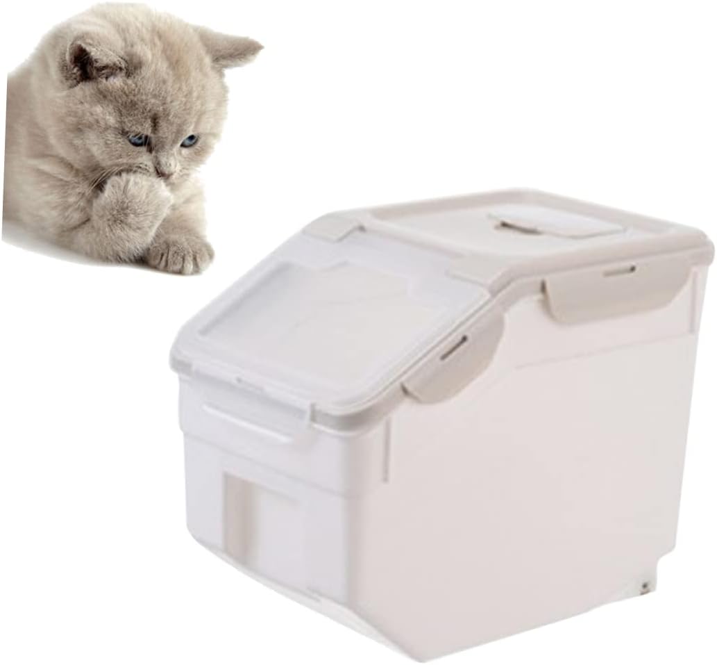 1pc Pet Food Storage Bin Airtight Dog Food Canister Sealing for Cats and