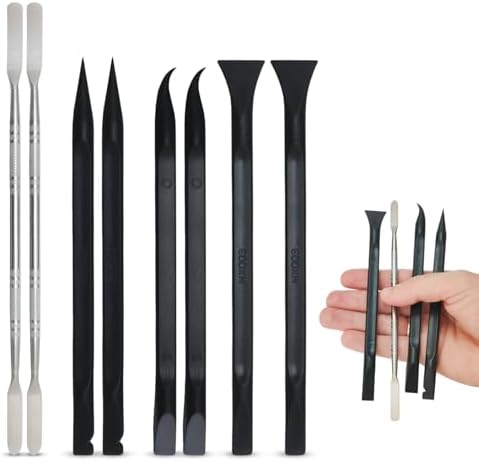 8pcs Spudger Pry Opening Tool Kit, Plastic &amp; Metal Spudger Prying &amp; Open Tools for iPhone, Laptop, iPad, Cell Phone, MacBook, Tablet, Computer, Electronics Repair