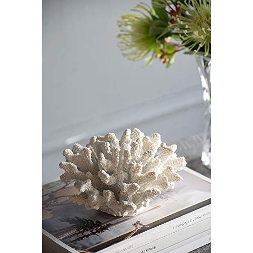 A & B Home 8.3" Decorative Faux Rising Coral Nautical Sculpture In Bright White #TOP1