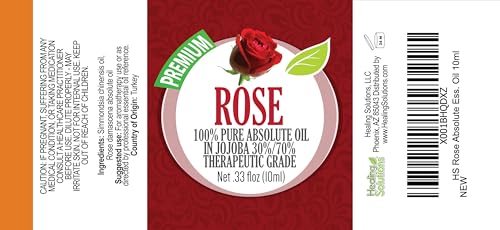Healing Solutions Aceite Esencial de Rosa 10ml miniatura 2