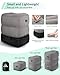 JefDiee Inflatable Foot Rest Pillow, Kids Airplane Bed, Adjustable 3 Layers Height Leg Rest Pillow, Airplane Travel Essentials Great for Office, Home, Trains, Cars