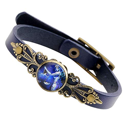 Bracelet en cuir rétro Balance unisexe pour étudiant et mode créative