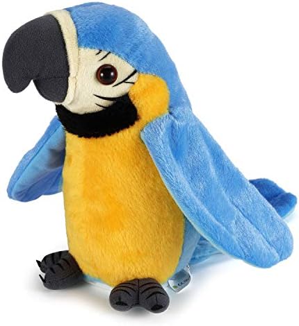 Talking Parrot Plush Toy, Repeats What You Say With Cute Voice?Birthday Gift Kids Early Learning Animal Toy Electronic toy 5 41LDkme +GL. AC