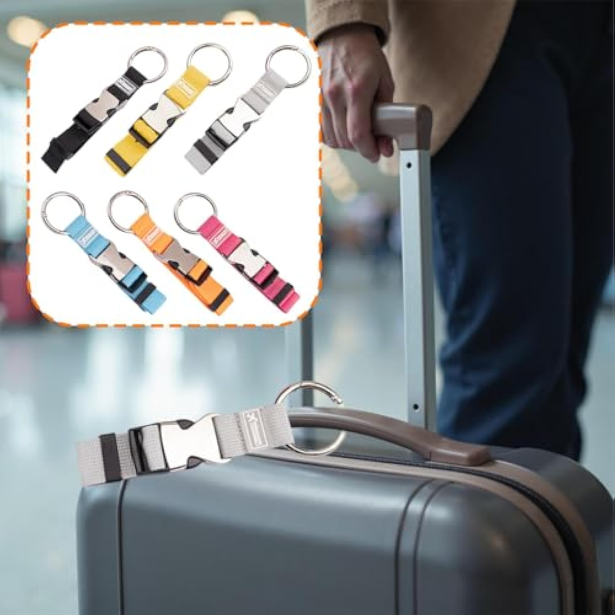 Suitcase Baggage Belt Trip Attachment Luggage Strap