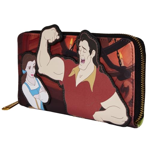 Loungefly Disney Villains Scene Gaston Zip Around Wallet2