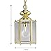 Progress Lighting P5834-10 Beveled Glass Outdoor, 7-Inch Diameter x 10-Inch Height, Brass-Polished/Cast