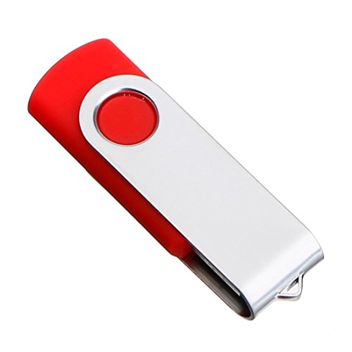 Mchoice USB 2.0 4GB Flash Drive Memory Stick Storage Pen Disk Digital U Disk (Red)