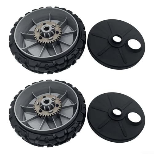 Roues de tondeuse de 20,3 cm compatibles Craftsman 580365301 pack de 4