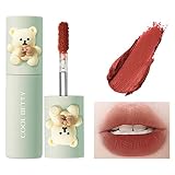 ICE LOVE Matte Velvet Lip Gloss, Velvet Fog Lip Muddy Texture,Long Lasting,Non-Stick Cup,Waterproof