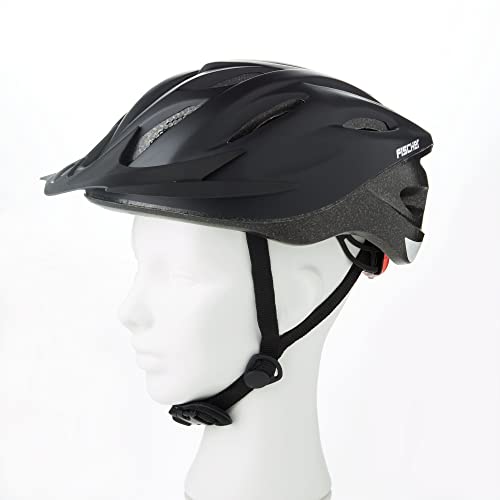 Fischer Fahrradhelm für Erwachsene Radhelm mit Rücklicht und verstellbarem Innenring