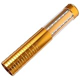 FONDOTIN Bastoncino LED Ricaricabile per Feste Notturne Luce Bianca in Metallo con Effetto Strobo Accessorio Sicuro e Leggero per Club Concerti e Festival immagine