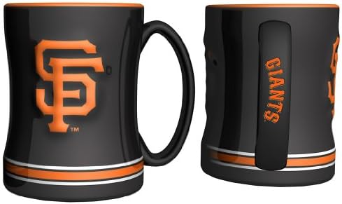 San Francisco Giants Black 14oz. Ceramic Relief Mug