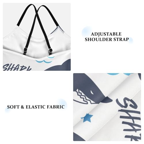 Aquatic Predators Shark Girls Swimsuit One Piece Bathing Suit for Baby Girls' Swimwear 3-10T3