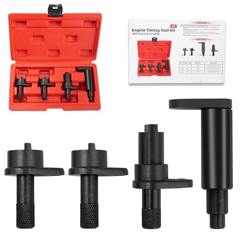 SAIBOO Juego de Herramientas de Bloqueo de Sincronización du Moteur, Herramienta de Ajuste del Motor Compatible con Seat Skoda Volkswagen Motores de 1,2 litros y 3 Cilindros, OEM: T10123 T10121 T10120