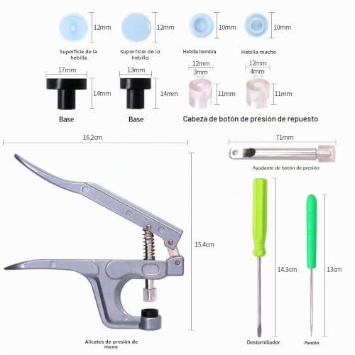 Miniatura 2 de Swpeet 384 Piezas De Botones De Presión De Plástico De 24 Colores T5 Con Broches De Presión, Perfecto Para Ropa, Pañales De Ropa Con Organizador De Almacenamiento Contenedores