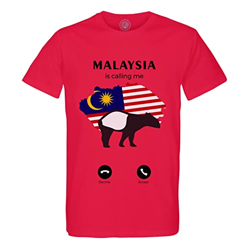 T-Shirt Malaysia Is Calling Me homme cadeau parfait pour voyageur