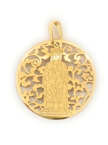 Médaille vierge de Leyre argent sterling pendentif religieux bijoux femme
