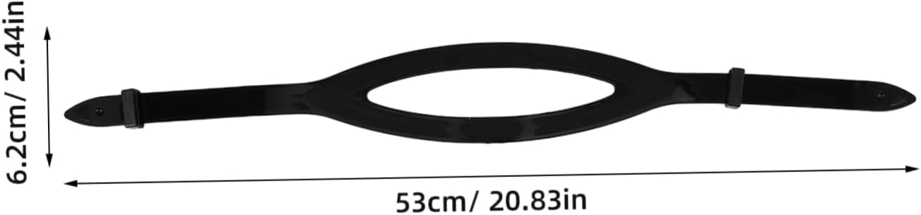 2pcs Silicone Swim Goggles Strap Stable Split Design Neck Retainer for Diving Snorkeling Masks Fits Various Head Durable Safety Eyewear Accessory