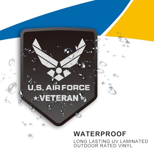 Image of Air Force Veteran Magnet Decal for Car, Vinyl Car Sticker Proud， Magnetism Decal Cars Trucks Vans,Can be Recycled, high-Speed Driving Does not Fall Off