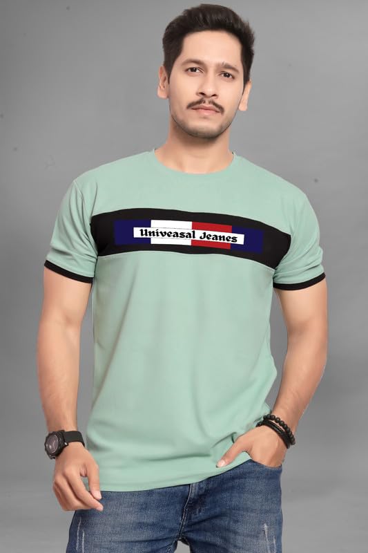 Men's Regular Fit Insignia Polo T-Shirt | Cotton Rich | Premium Pique Weave for Regular Use (Ujease-14-Mint_PT)-picture-25